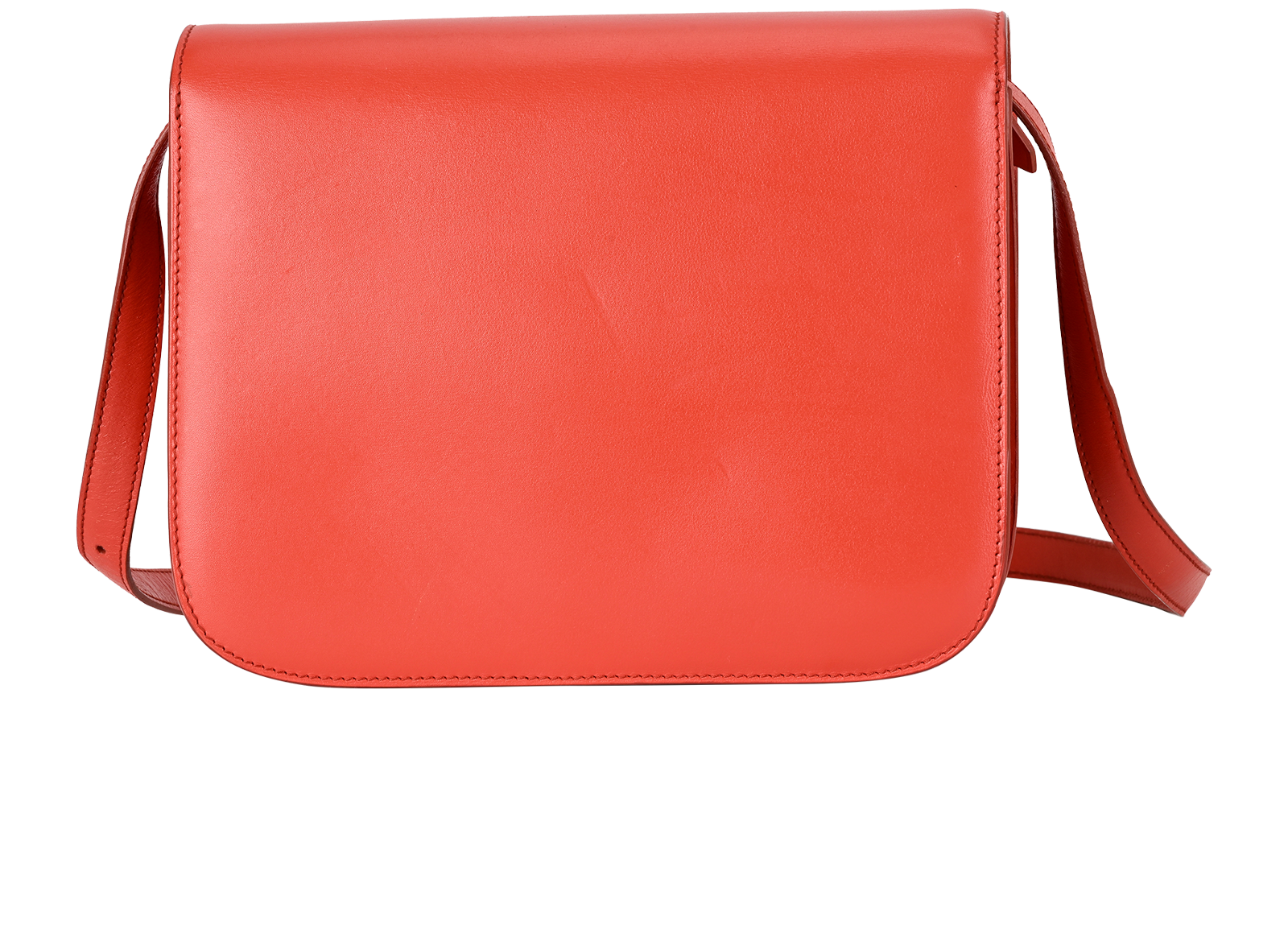Classic Box Bag, &pound;1,100, Handbags, Red, Leather, Back view